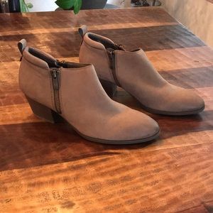 Franco Sarto Granite Tan Ankle Booties
